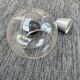 Blown glass and aluminium suspension