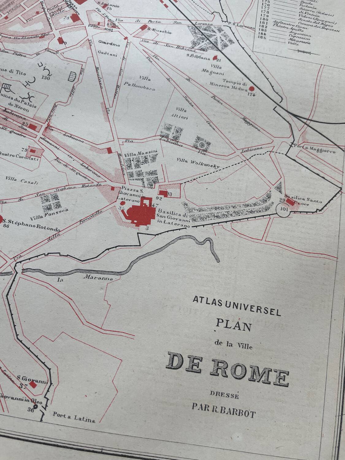 Map of Rome - Italy