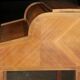 Charming desk with a blond wood structure. Work from the Faubourg (early 20th century).