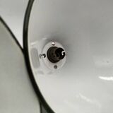 Enamelled sheet metal cone pendants