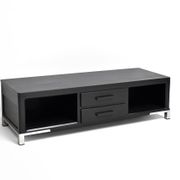 Wood and metal TV unit, solid oak, TV sideboard.