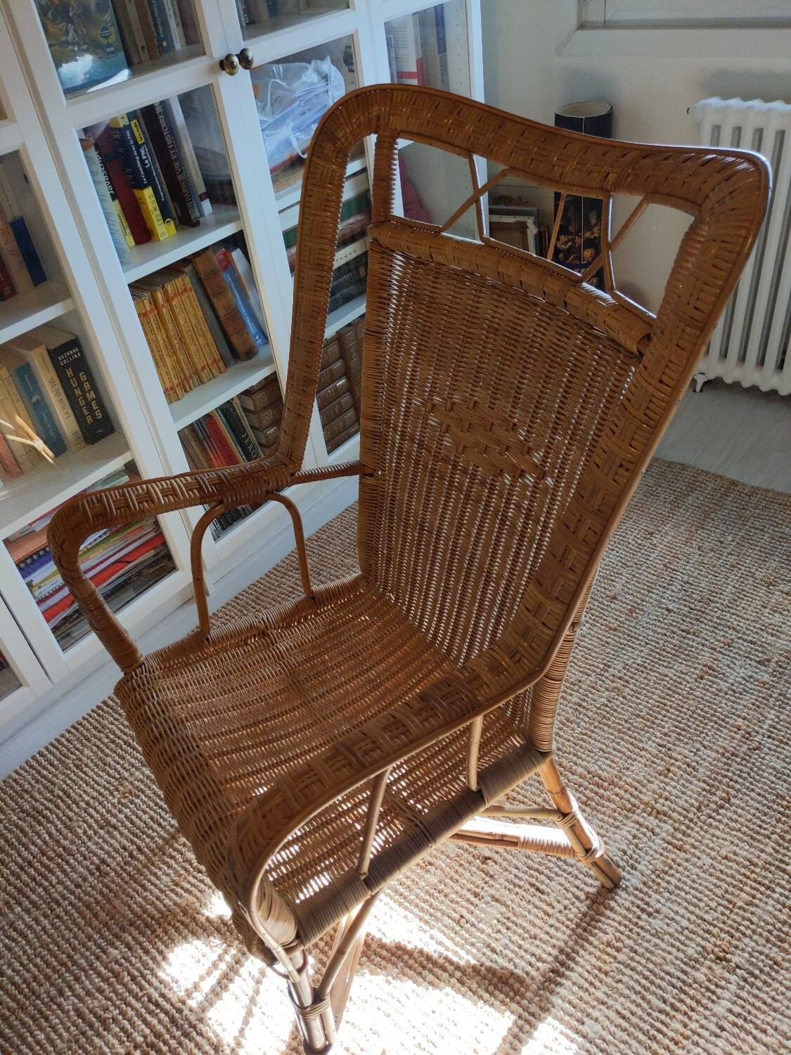 Wicker armchair