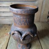 Vase pot en terre cuite grecque décoration ancienne vintage
