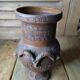 Greek terracotta pot vase vintage antique decoration