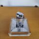 Vintage Guzzini lighter in plexiglass and chrome-plated metal – Space Age design