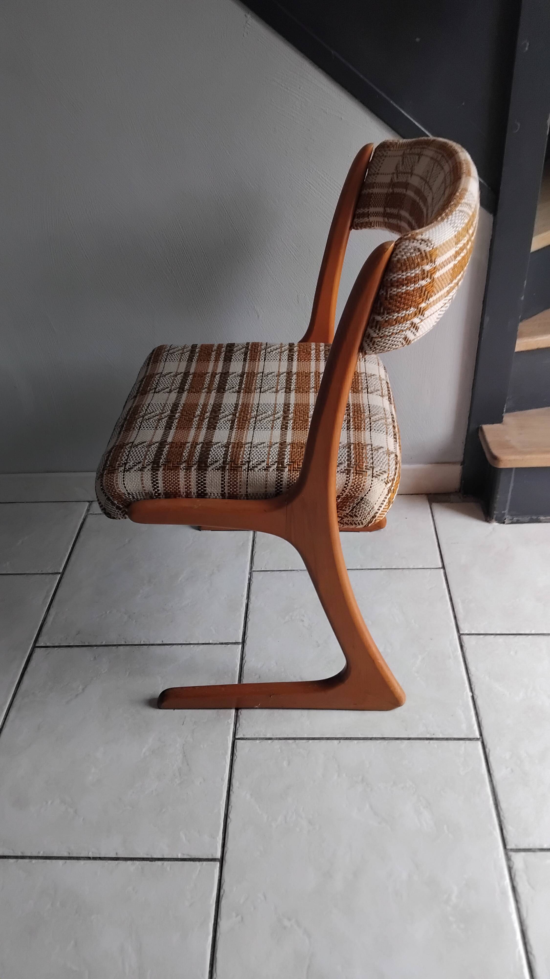 Chaise kangourou baumann vintage