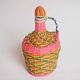 Multicolored scoubidou bottle
