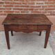 rustic Louis XV coffee table solid walnut 18th century