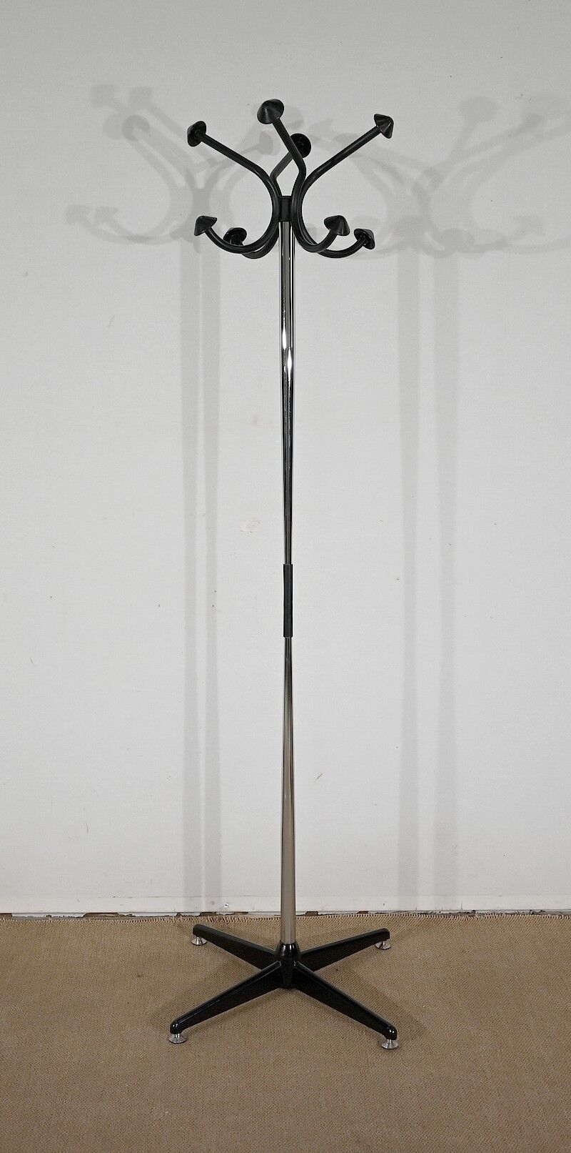 Coat rack Swivel in chromed metal - 1960