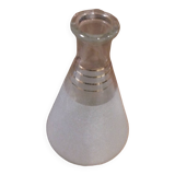 Small frosted glass carafe