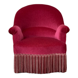 fauteuil crapaud velours