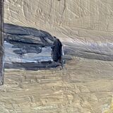 Modernism Mid-20th century Oil Painting Cityscape  by Thage Carlson 1960s