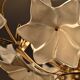 Italian lamp design glass flowers of the 70s