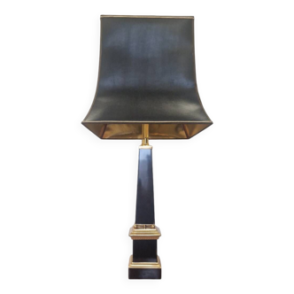 Neo-classical marble obelisk lamp for the Ramsay house from the 70s
