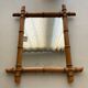 Bamboo wood mirror