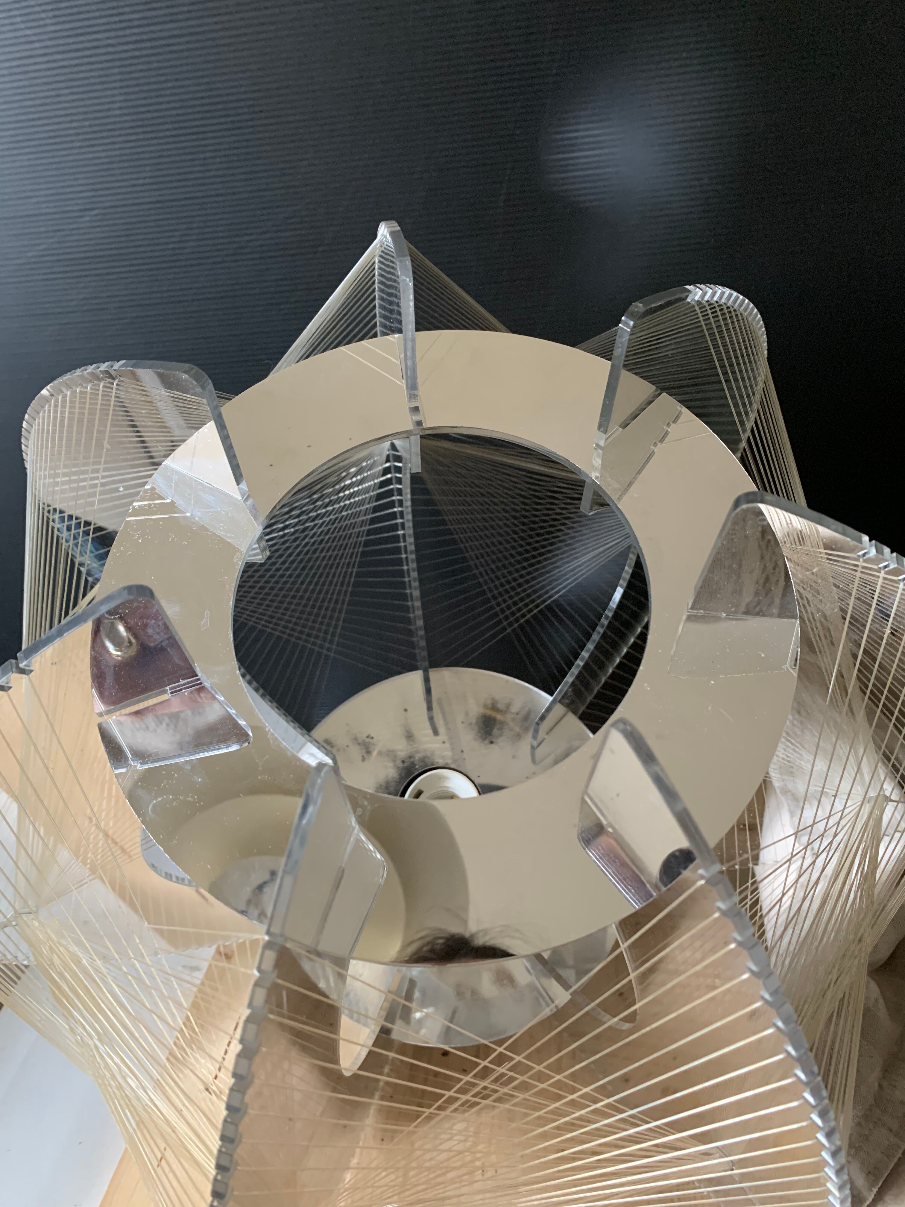 String chandelier Paul Secon