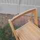 Wooden folding chair