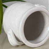 Glazed terracotta pot