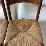Pair chair child straw design 1950/1960