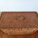 Commode en rotin vintage 1970