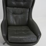 Midcentury Swivel Rocking Armchair, Peem, Finland, 1970s