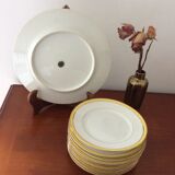 Ancien service à gâteaux porcelaine BRP Limoges