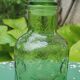 Carafe verre bullé 70's