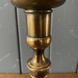 Old brass candle holder
