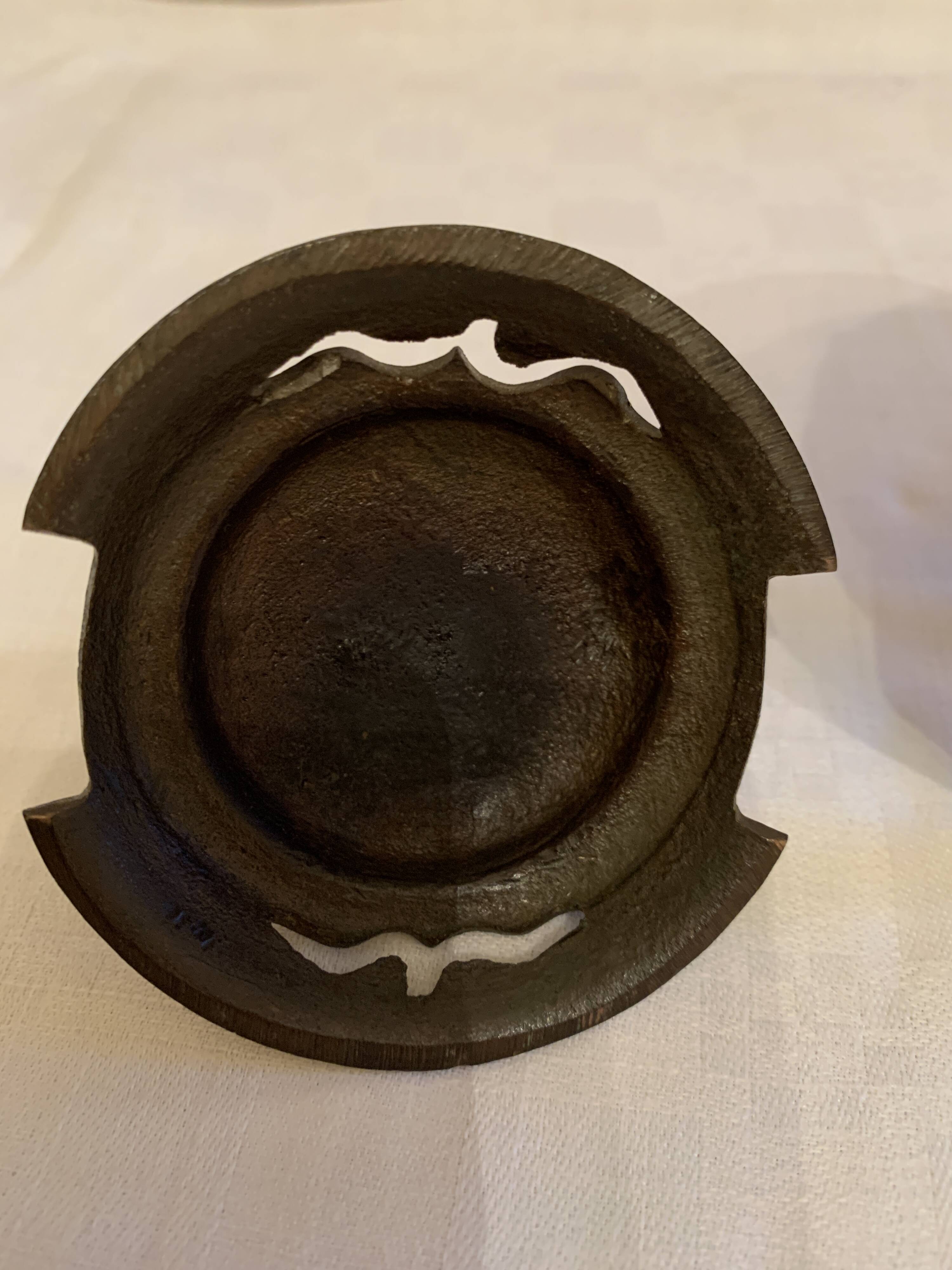 Bronze censer ashtray 1900
