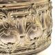 Old planter decorations medallion brass / bronze deco flower garden
