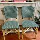 Paire de chaises bistrot neuves