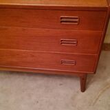 Convenient Danish teak secretary Craftsmanship M.K from the 60s