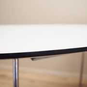 White table, Italian design, 1990s, production: Italy