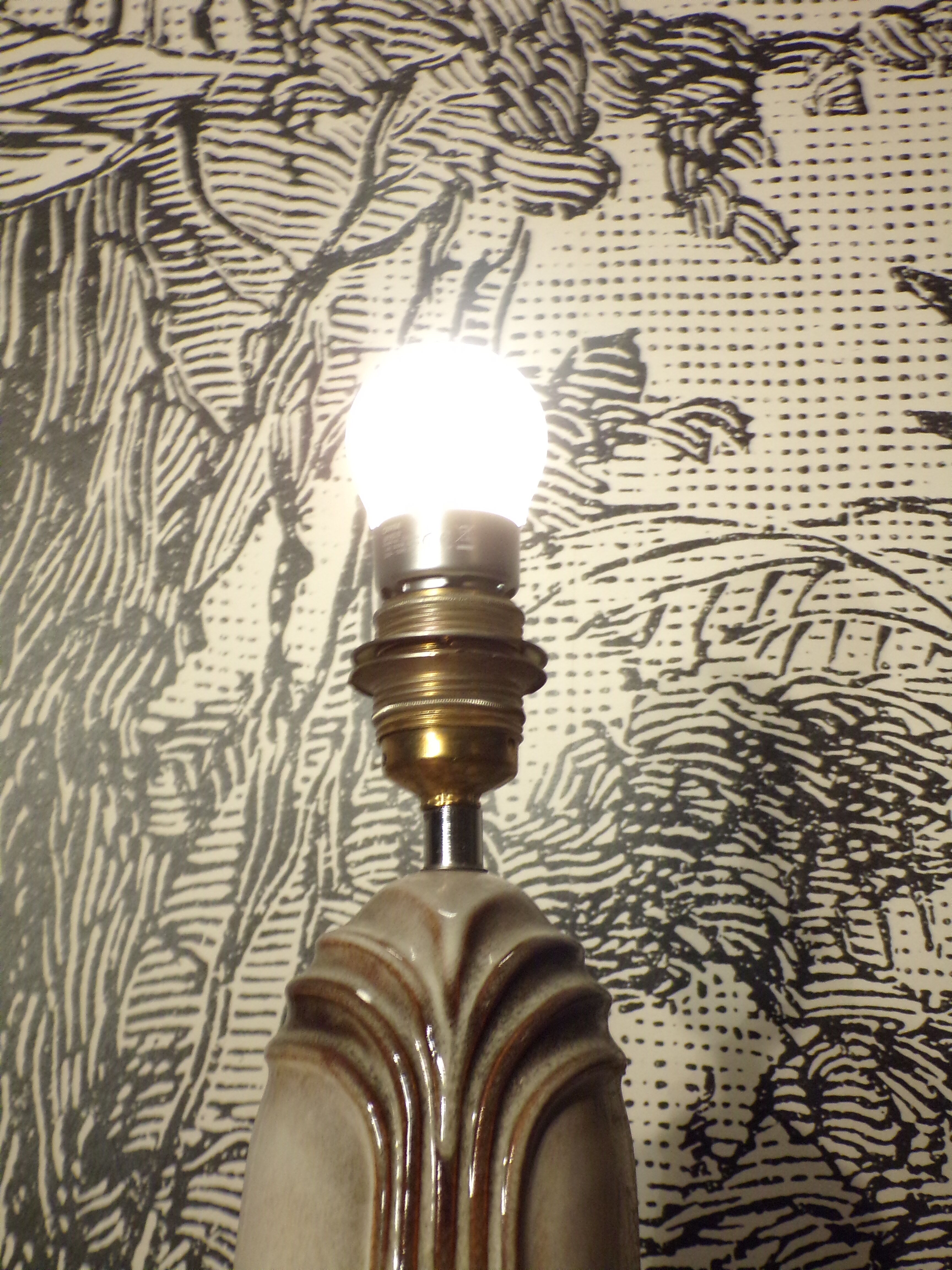Lamp 1970 ceramic