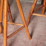 Bar stool X 3, wooden stool, brutalist stool, high stool, die