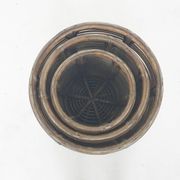 Set of three manou baskets or side tables attrb. to Tito Agnoli, Italy 1970