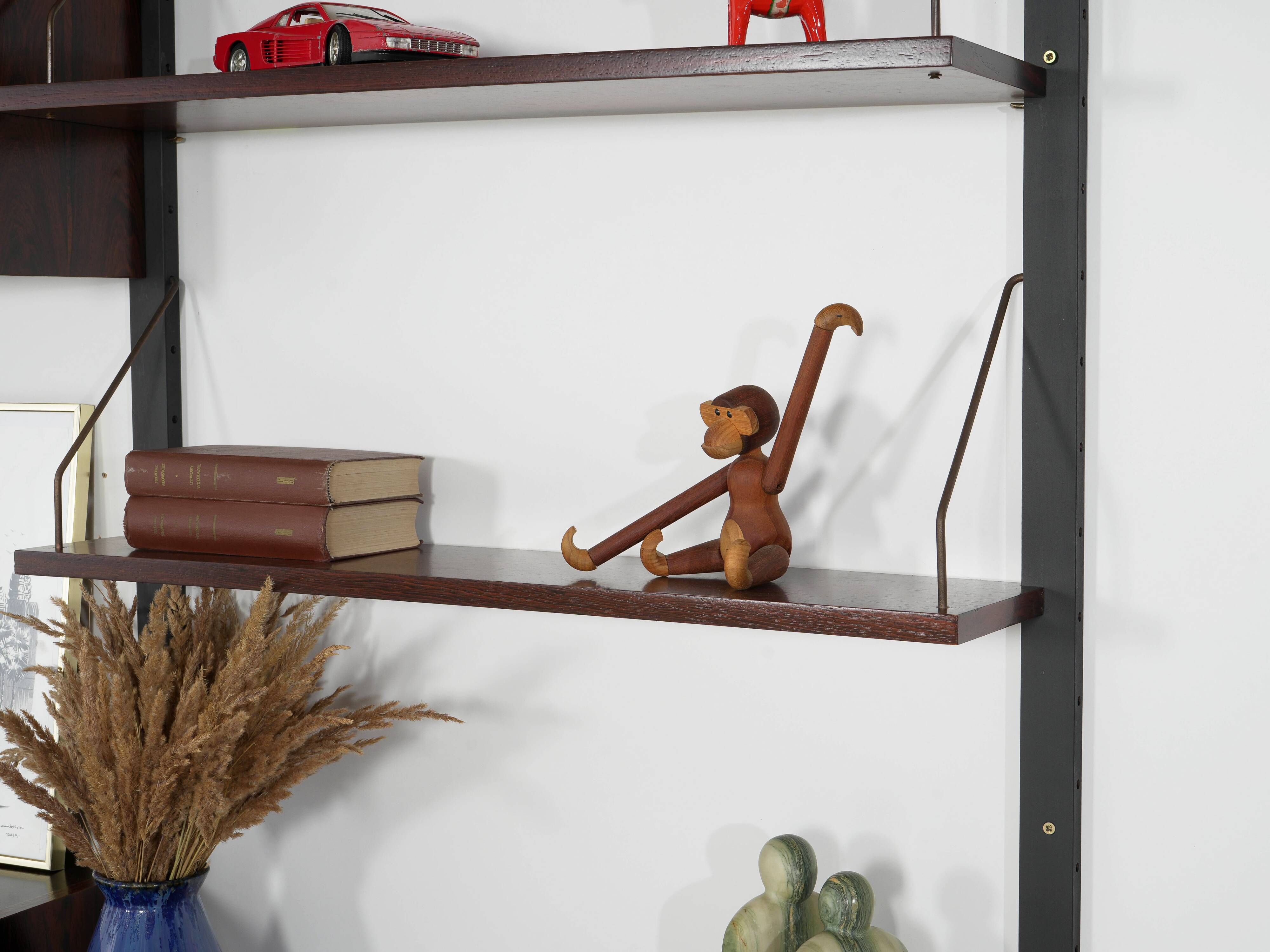 PS System Modular Shelving, Rosewood Veneer, Danish, 1960s