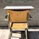 Vintage elbe industrial school office 1960 & tubax chair