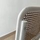 Chaise design vintage Cesca B32 métal blanc & cannage par Marc