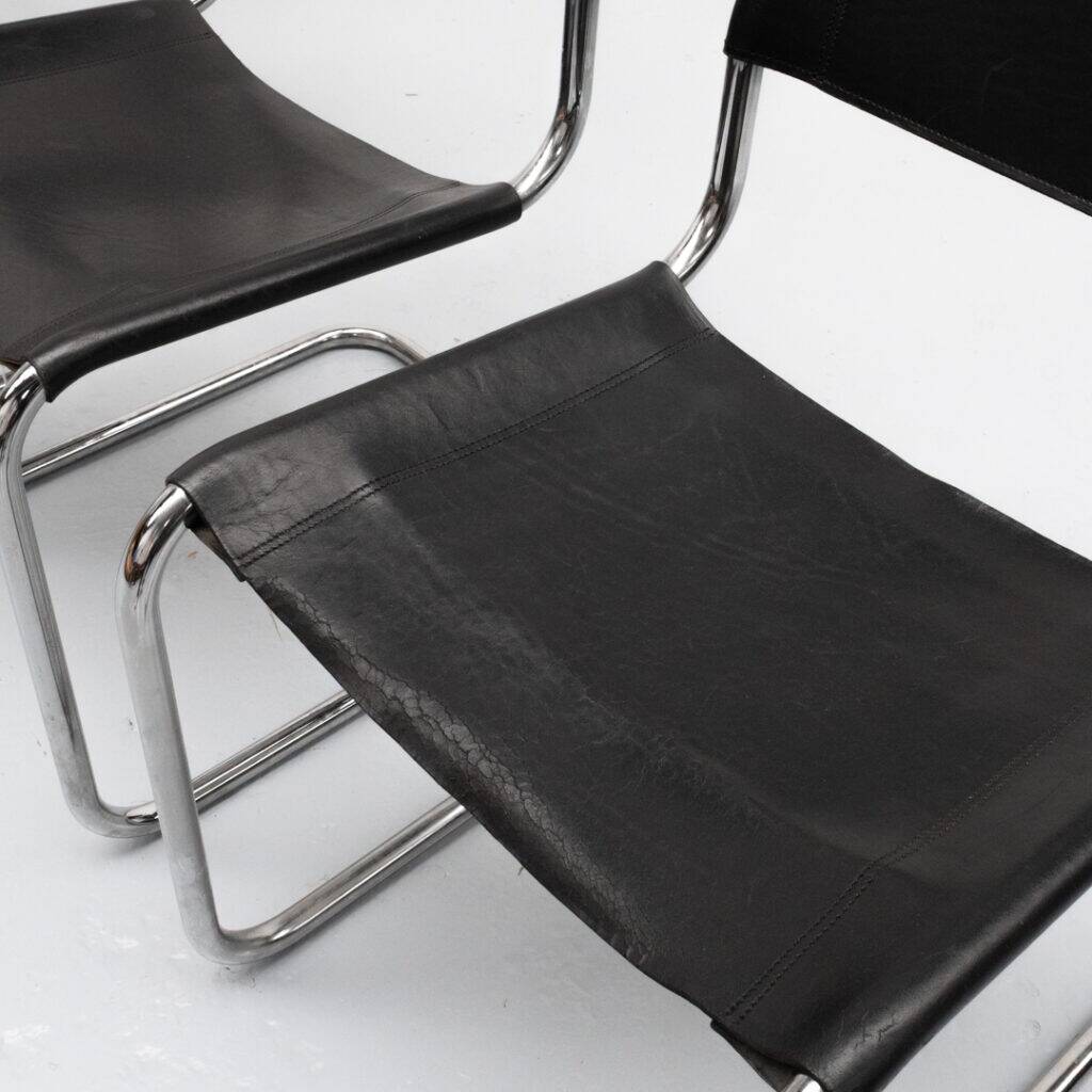 Mart Stam S33 dining chair set Thonet