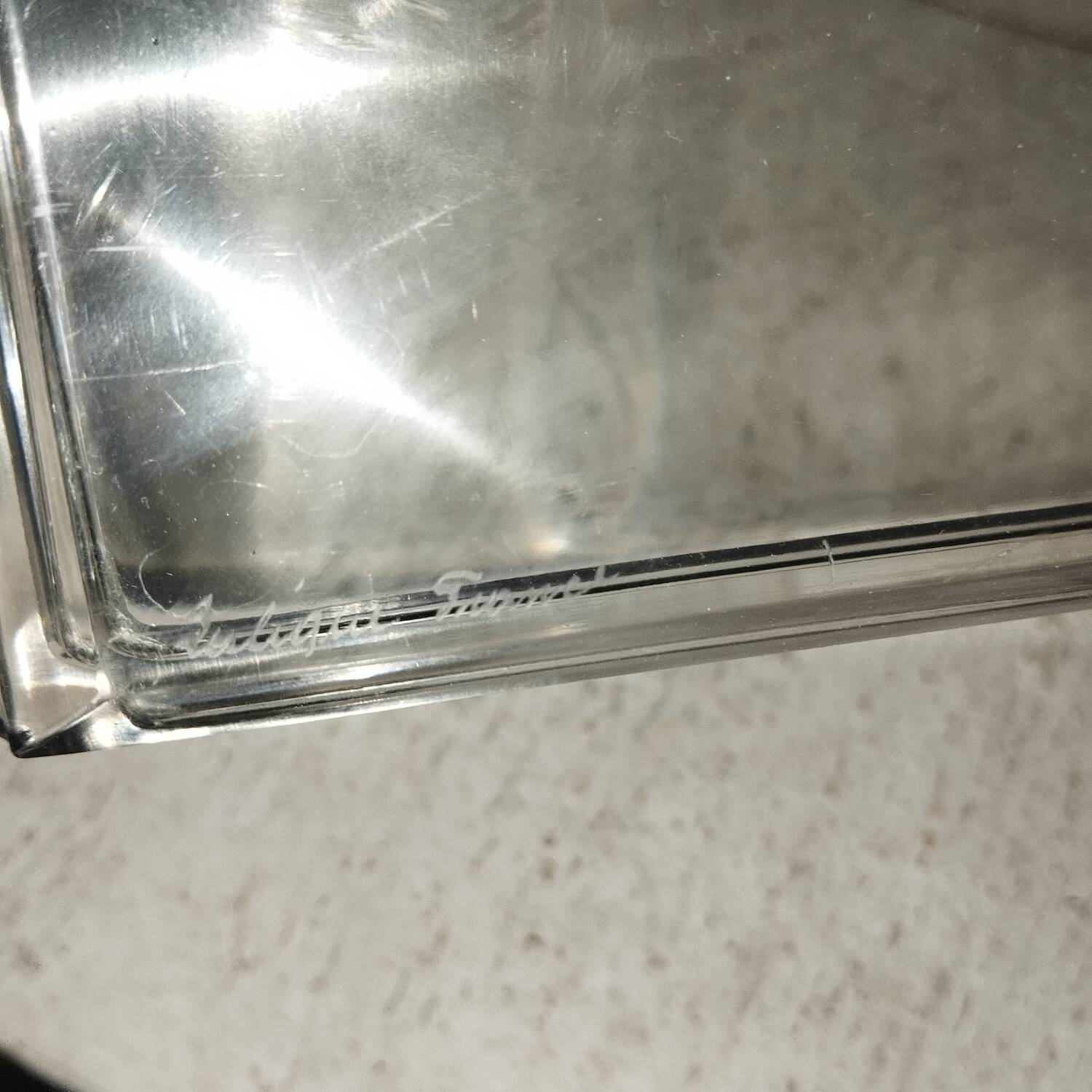 Lalique Arras Wheat Ear Tray Coupe Dish