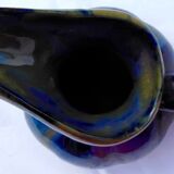 Enamelled ceramic pitcher - artist to identify