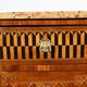 Rosewood and Mahogany chest of drawers, Louis XV / Louis XVI Transition style – Late 19th century