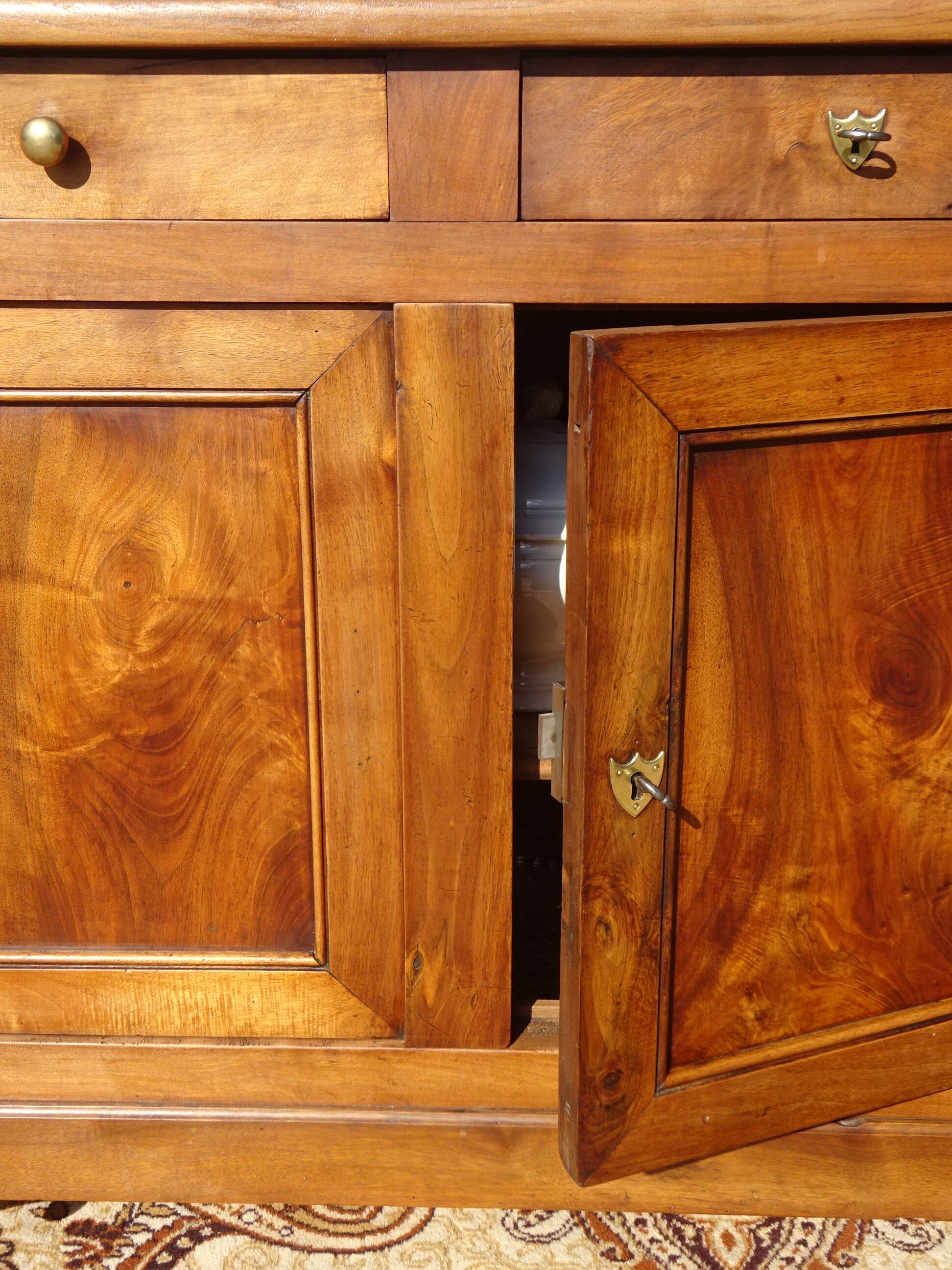 Louis Philippe enfilade in elm