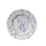 Assiette points bleu ciel 25cm