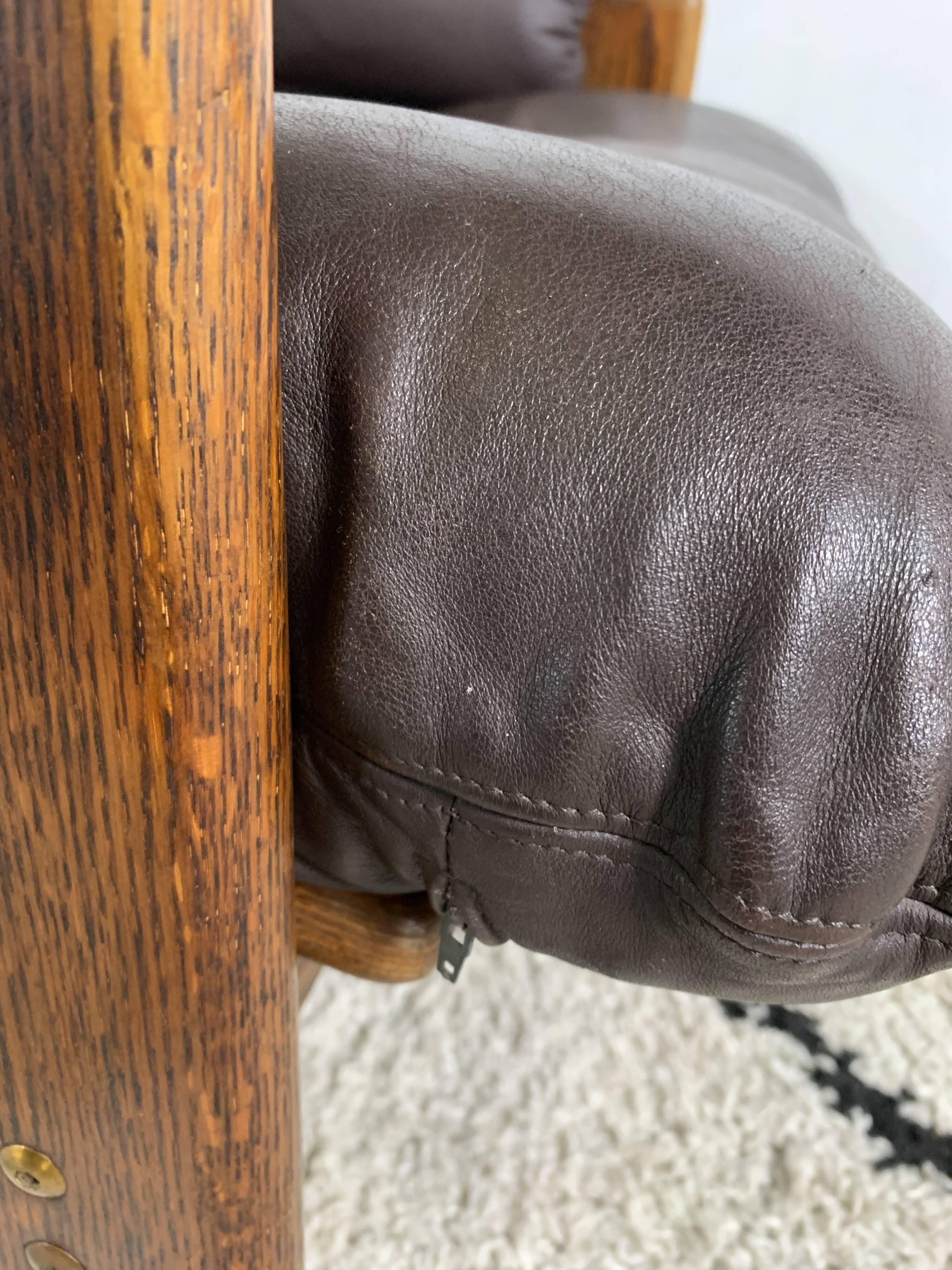 Wenge & Leather Lounge Armchair By Coja, 1981