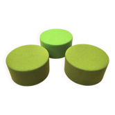 Suite de 3 poufs Drum, Softline