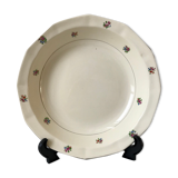 Plat rond creux DIgoin Sarreguemines années 40-50