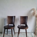 Set of 4 Scandinavian chairs from the 1960s.