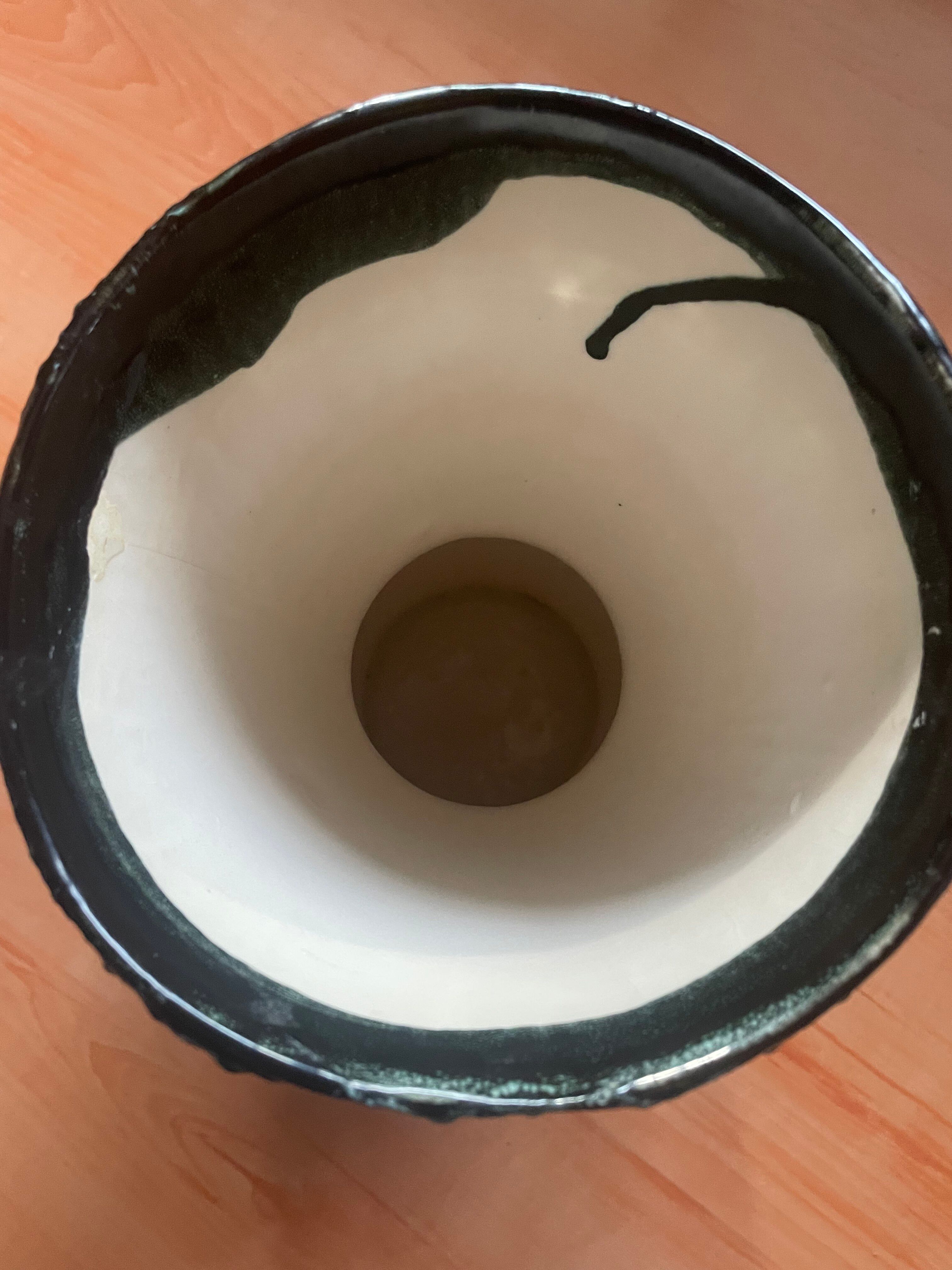 Vintage Ceramic Vase Fat Lava Style – German Design 70s – Yes